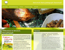 Tablet Screenshot of naturpaedagogik-darmstadt.de